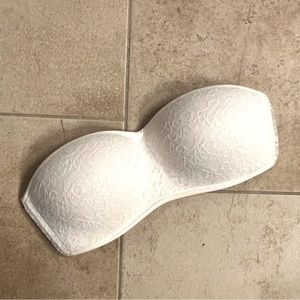 Victoria’s Secret Pink Padded Bandeau Bra Lace
